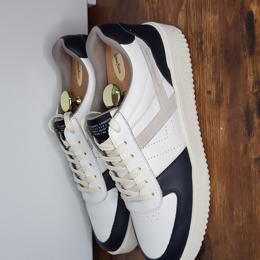 ALLSAINTS Men's Vix Lace Up Low Top Sneakers - Picture 4 of 16